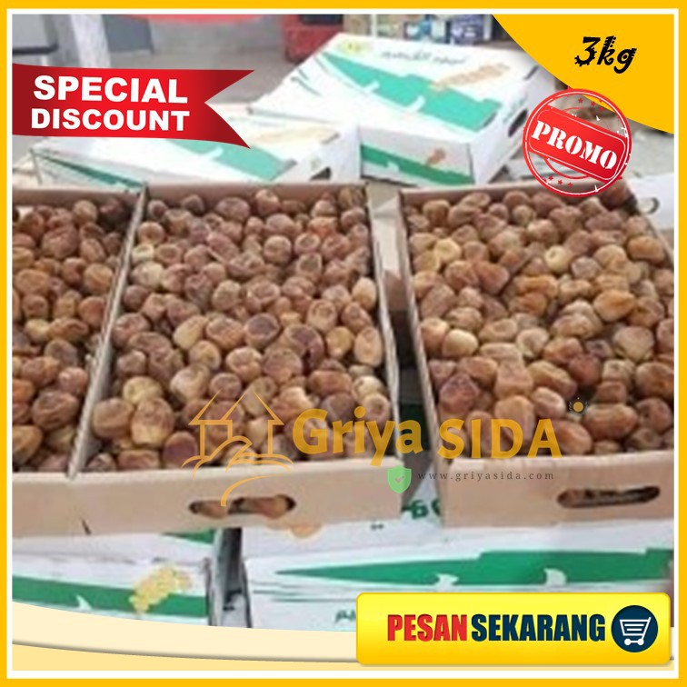 Kurma Sukari Al-Qosim 3kg kurma basah lembut nikmat hemat Alqassim sukari raja