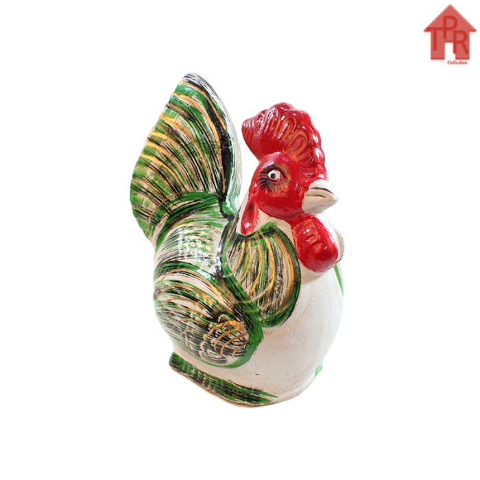 Gerabah - Celengan / Piggy Bank / Ayam Tradisional size L + packing kayu