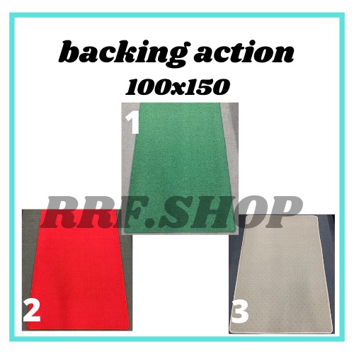 karpet backing action. / Tebal, lembut anti slip / uk 100x150 / karpet ruang tamu