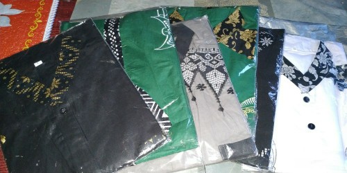 Batik Pria Kombinasi Prada Lengan Panjang Exlusive Matt Katun Oil Premium Size M L Xl