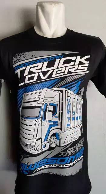 KAOS TRUCK MANIA // KAOS TRUCK LOVERS // KAOS KATA KATA // KAOS PRIA KAOS CANTER MANIA LAMBE TURAH