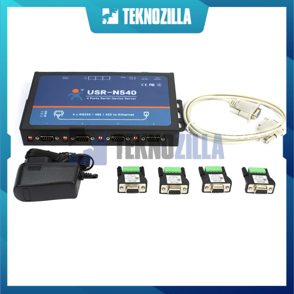 Jual USRN540 4 Ports Serial to IP Converters RS232 RS485 RS422 to Shopee Indonesia