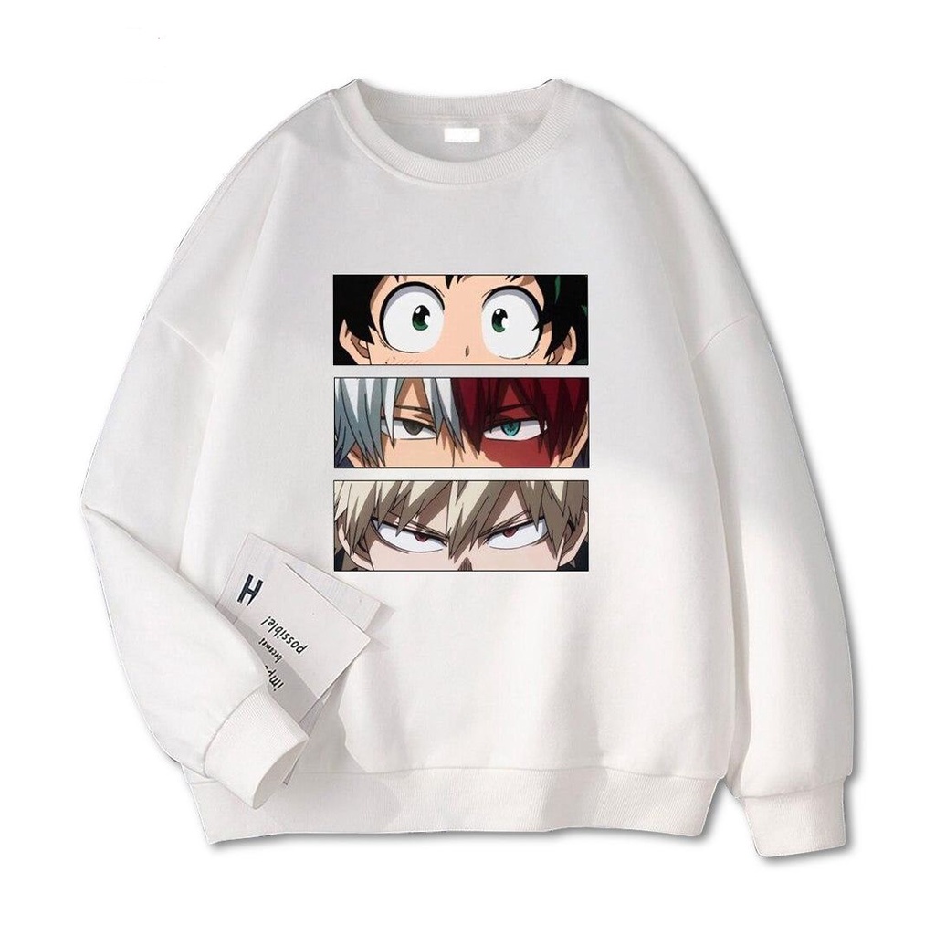 Sweater Basic Crewneck BEST CHARACTER Anime MY HERO ACADEMIA