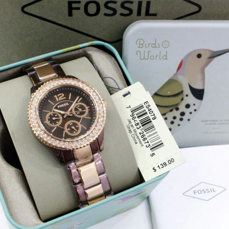 Jam Tangan Wanita Fossil Free Box Ori