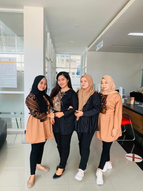 Batik Dolby Dolbi Dobby Doby Tenun Sutra Tulis Katun Atbm Baron Atasan Batik Wanita Sogan Srg308