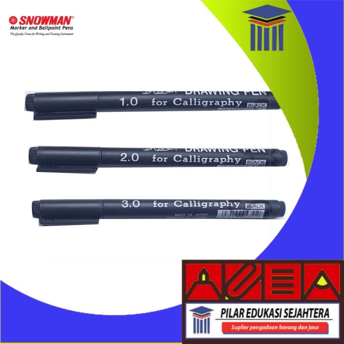 

SNOWMAN DRAWING PEN CALLIGRAPHY (1.0 - 3.0)