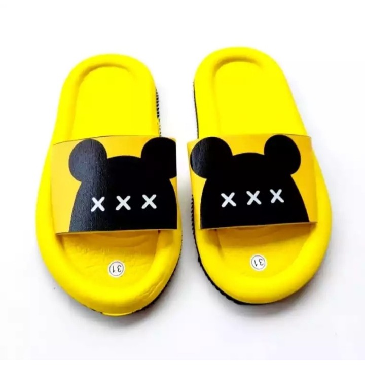 Sandal kokop anak perempuan motif miky/sandal kokop anak terbaru