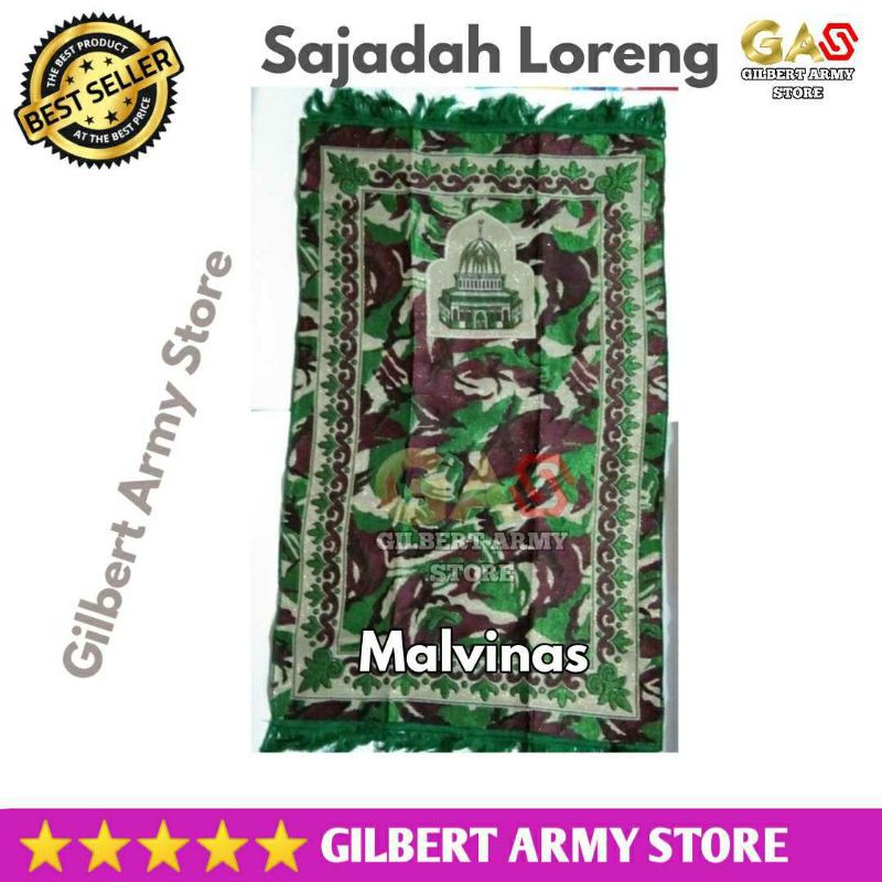 Sajadah Loreng Kopasus Malvinas Tni Grosir Murah Sajadah Solat Gilbert Army Store Sajadah Motif Army