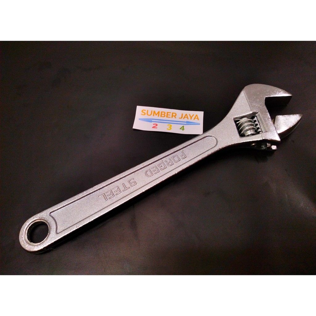 Kunci Ingris 10 inch Adjustable Wrench Ukuran 10 inch