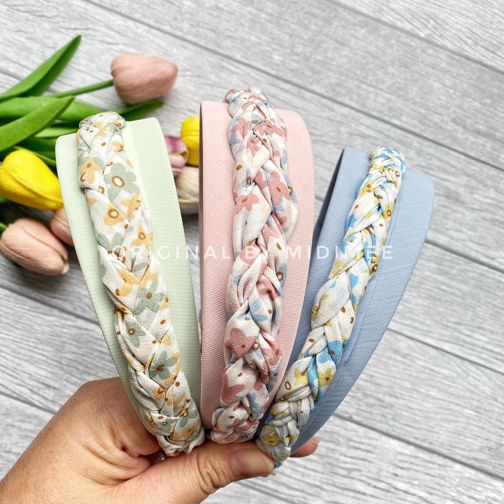 (COD)BRAID HEADBAND BANDO KEPANG KOMBINASI PREMIUM KOREAN STYLE / BANDO NAGITA