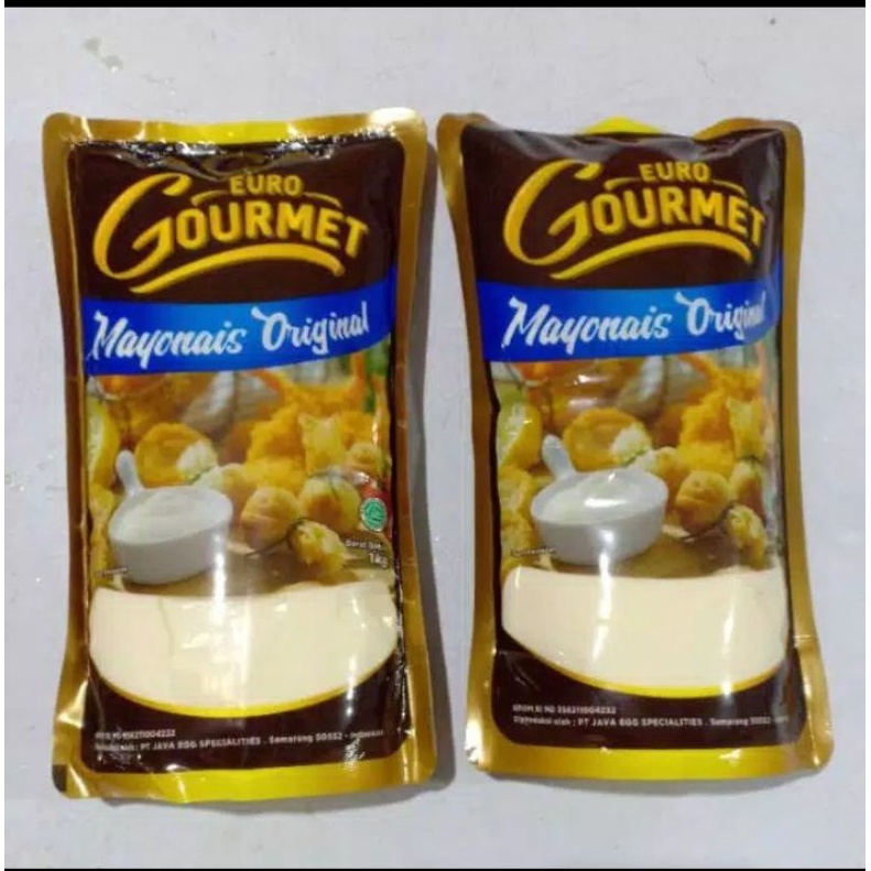 Euro Gourmet Mayonaise Original 1kg - Mayonais - Mayo 1 kg