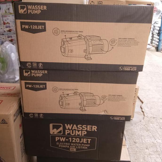 Wasser Pw 120-Jet 120 Jet Mesin Pompa Air Semi Jet Pump - Promo Medanbaiak.Store