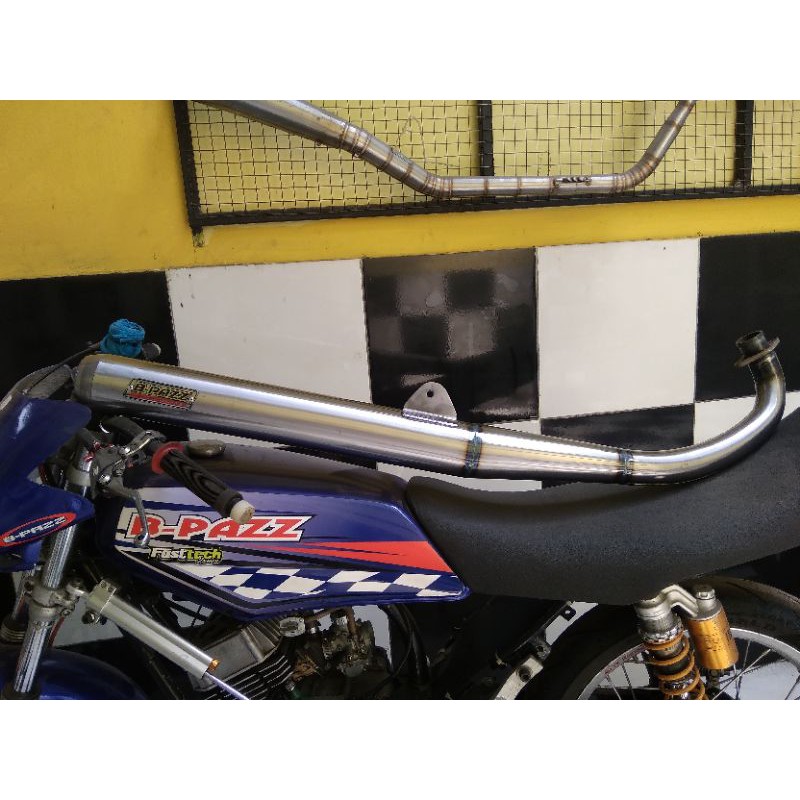 Knalpot BPAZZ Standar Racing Yamaha RX King Bahan Galvanis Original B-PAZZ