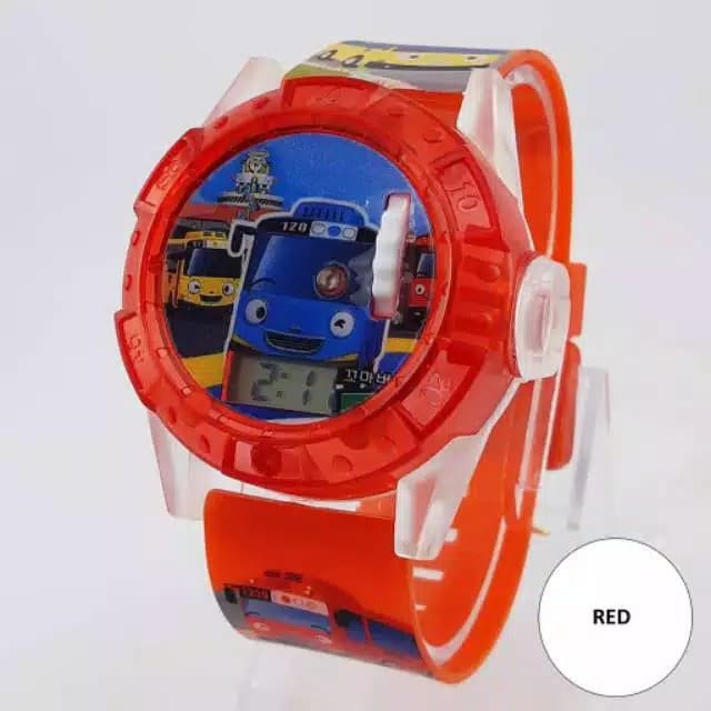 jam tangan karater led musik farian tayo