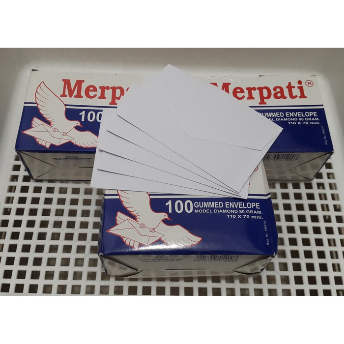 

Amplop Putih Polos Merpati Kecil