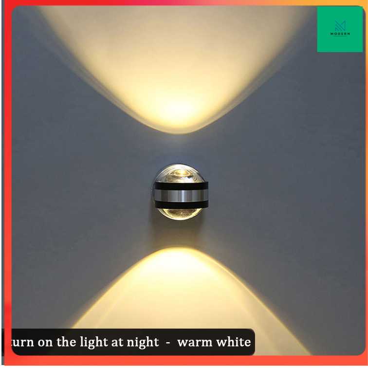 TD - CGH TaffLED Lampu Hias Dinding Minimalis Wall Lamp LED 6W Warm White