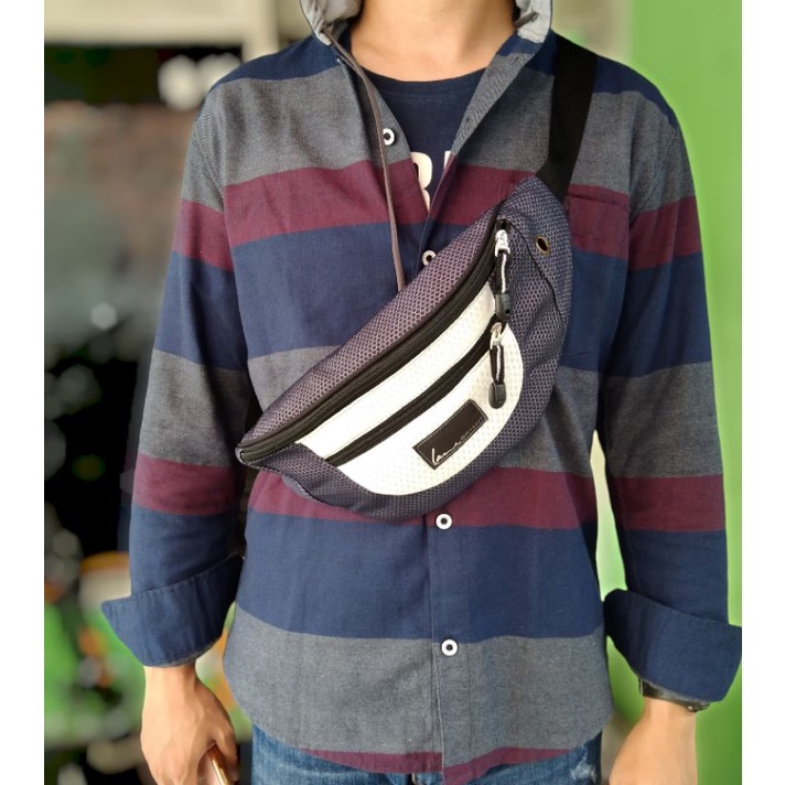 waistbag pria wanita.tas selempang slimbag