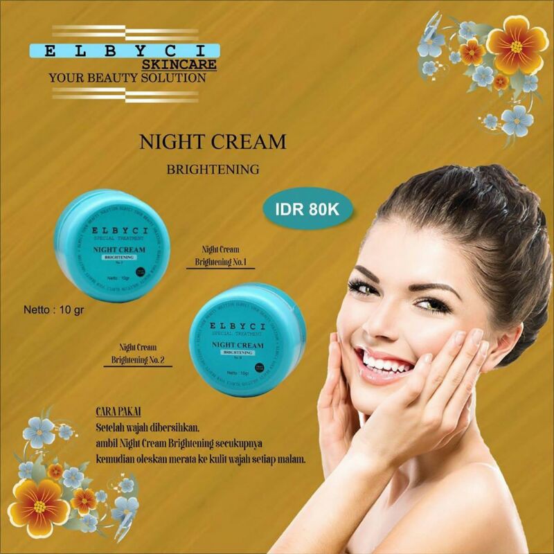 Elbyci Night Cream Brightening