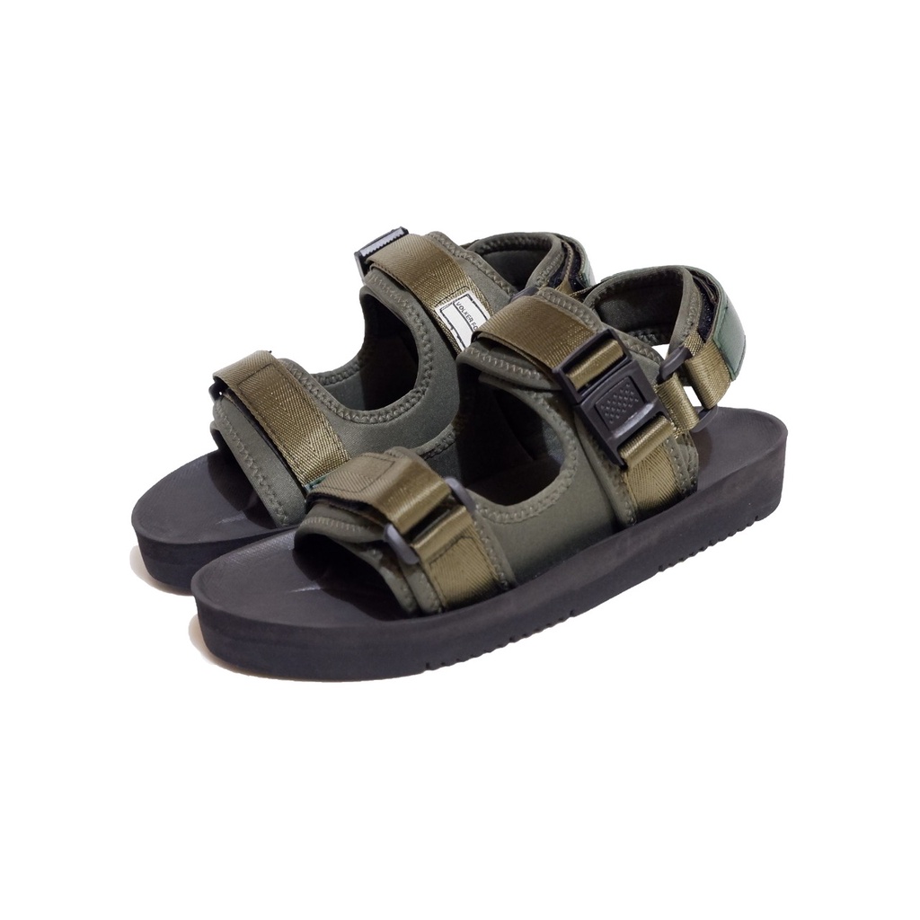 sandal kasual pria wanita volkerfootwear cutter army mest