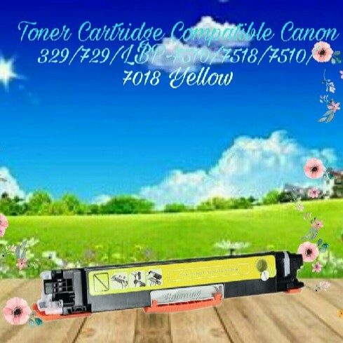 Toner Cartridge Compatible Canon CRG-329 729 CRG329 LBP-7010 7018 7510 7510C 7518C 7018C Yellow