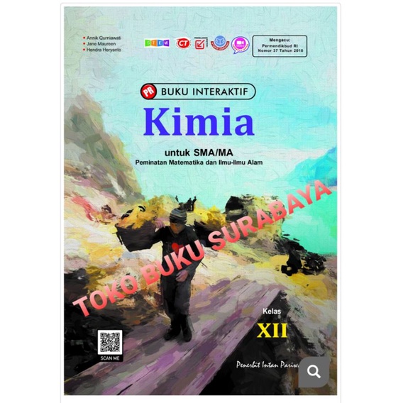 Buku PR/LKS interaktif kimia kelas XII,12 (K13 revisi) intan pariwara, 2021