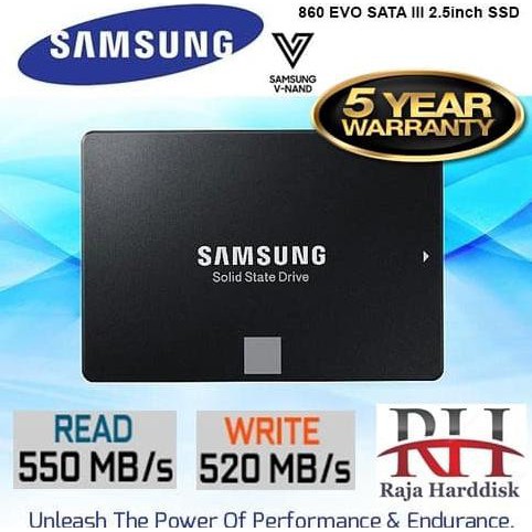 SSD SAMSUNG 860 EVO 500GB - 860 EVO / 860EVO 500 GB - GARANSI RESMI