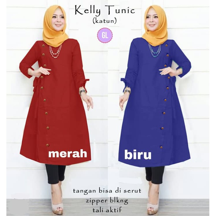 219 new baru murah laris kekinian abg anak muda idul fitri kado lebaran WARNA BARU NADA TUNIK i.5974