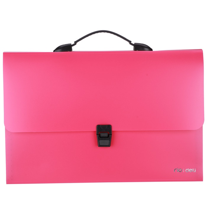 

File-Box- Deli Expanding File / Tas Dokumen 7P Fc Material Pp Cover Eb409X2 - Merah Muda -Box-File.