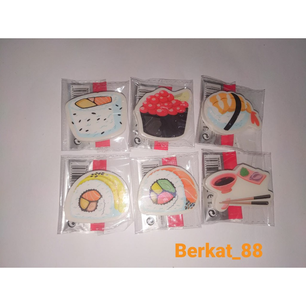 

Penghapus Pensil Model Sushi