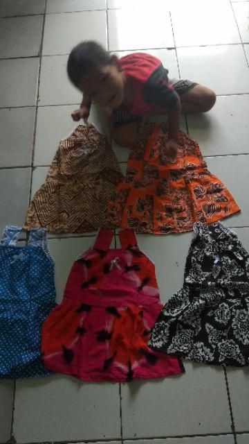 (1kg=20pcs) Daster Anak Solo, Daster Anak Murah, Daster Anak Cantik Lucu,baju Anak Batik