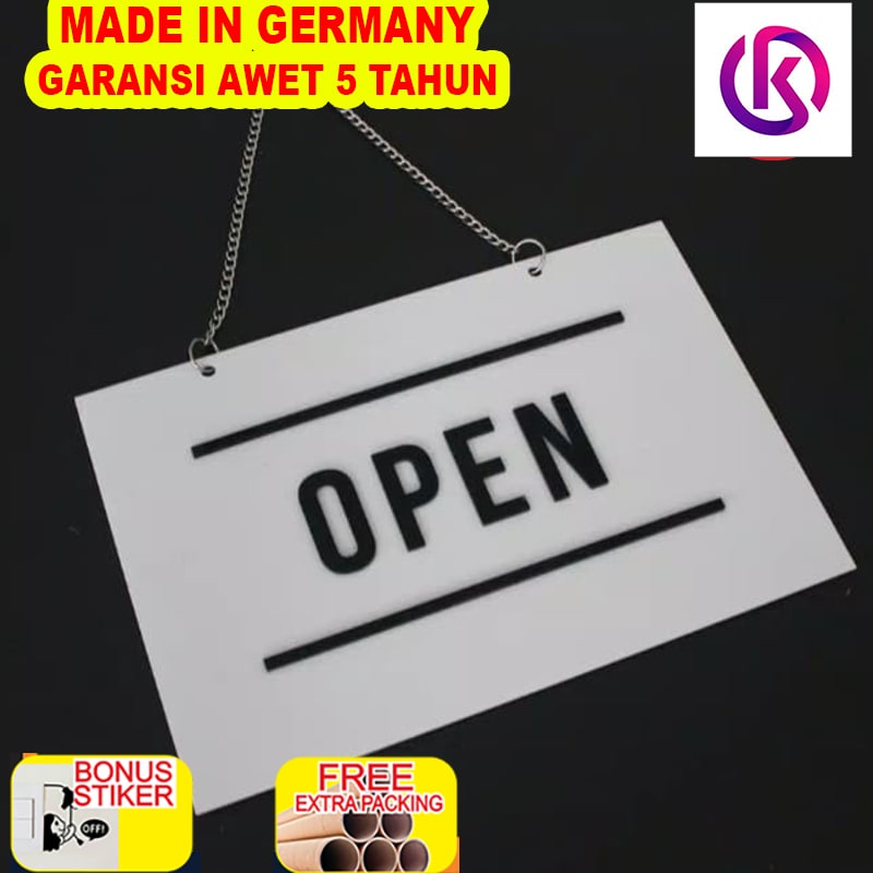 

Grosir Open Closed Rectangle Signage | Sign Board Akrilik Timbul