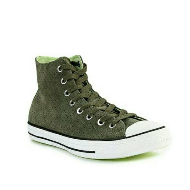 CONVERSE CT AS HI SUEDE GREEN