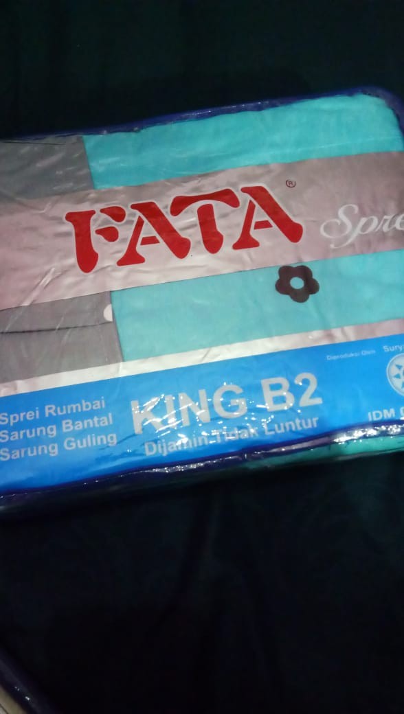 Fata - Sprei Minimalis Sweet Home Ukuran King 180x200 / Queen 160x200