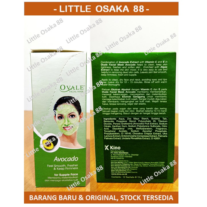 Ovale Facial Mask Masker Muka 15 gr