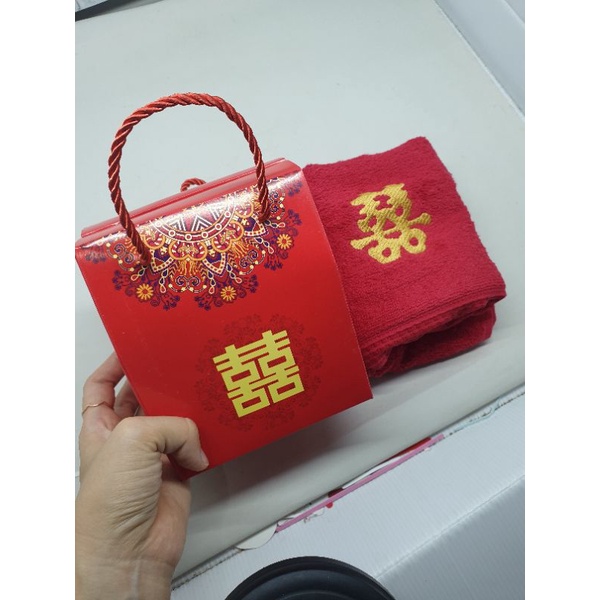 paper bag tingjing wedding sangjit teapay murah kecil sedang tebal tas box