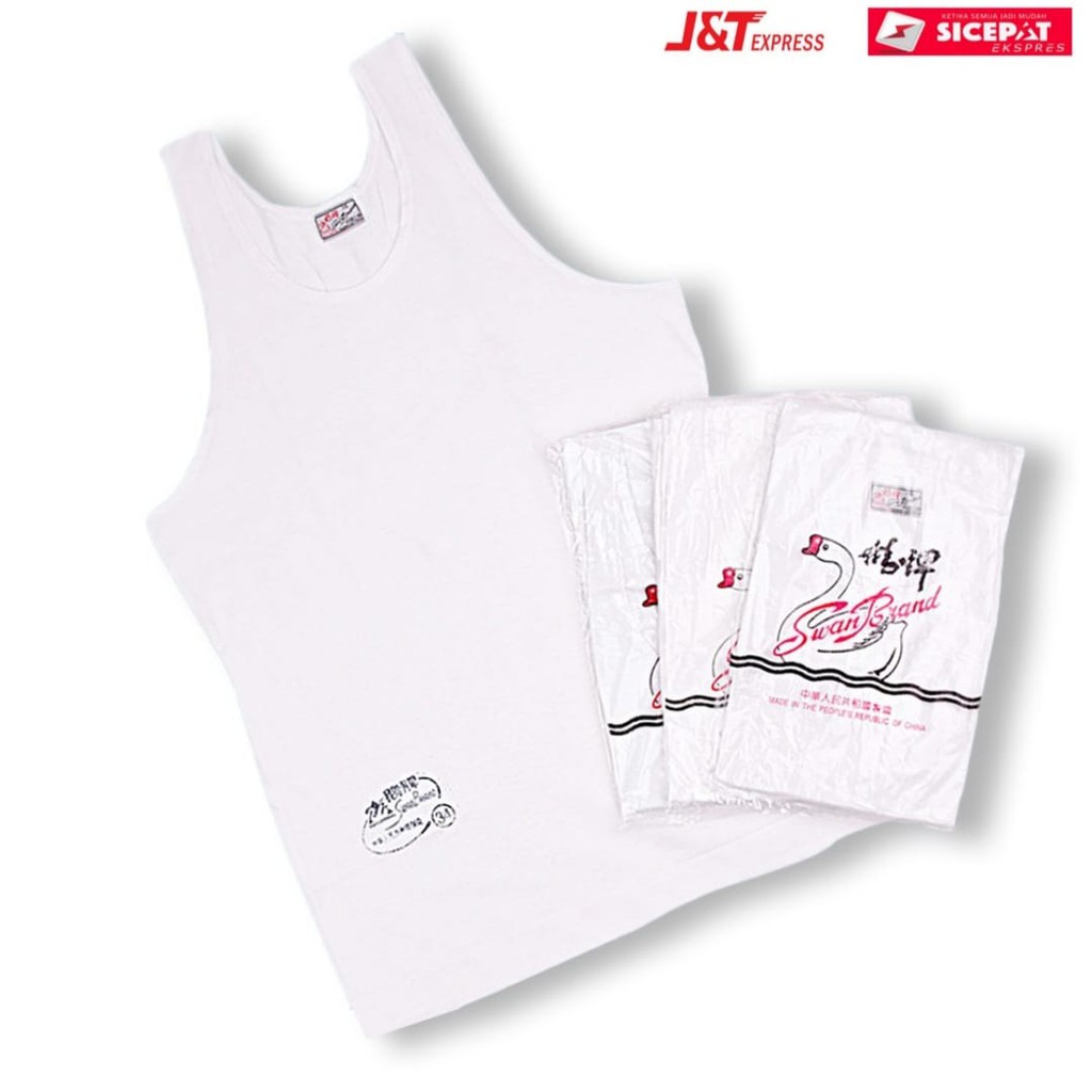 Kaos Dalam Pria Swan Brand/Singlet Pria Dewasa Swan Brand 36-42