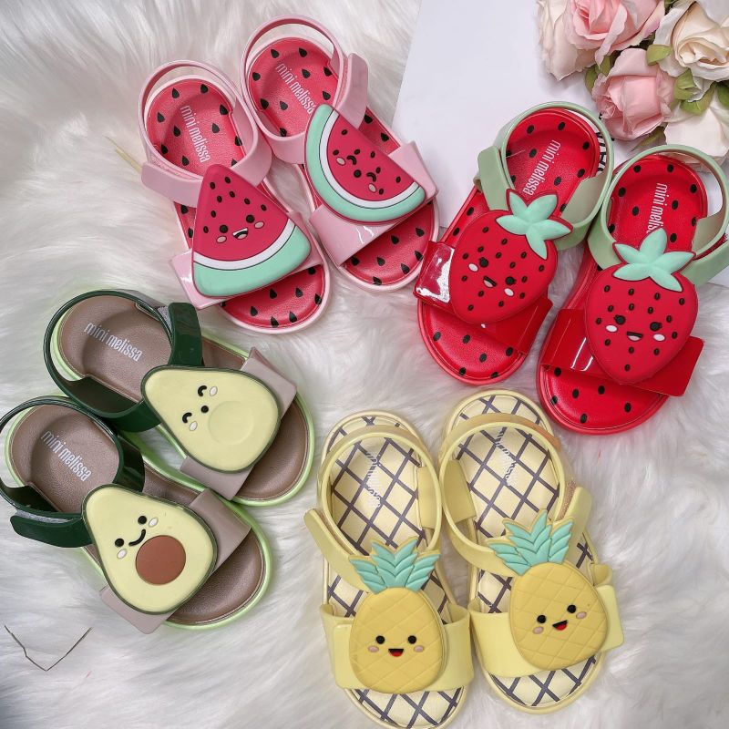 Sandal Mini Melissa Fruit/Sandal Mini Melissa Anak