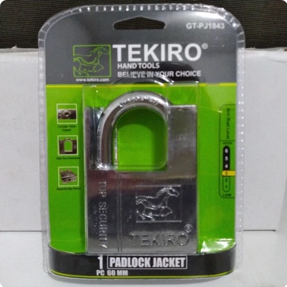 Gembok Jacket 40mm 50mm 60mm Model Tekiro / Padlock Jacket Anti Maling Anti Potong