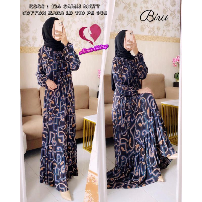 gamis katun zara ori