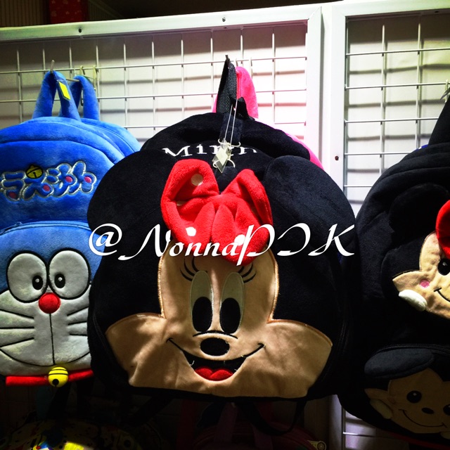 Tas Ransel Karakter Anak / Ransel Boneka Karakter MINNIE sz L