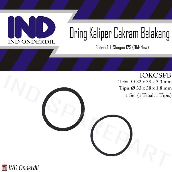 ASLI Oring-O Ring-Karet-Seal Piston Kaliper-Caliper Cakram Kepala Babi-Baby Belakang Satria FU