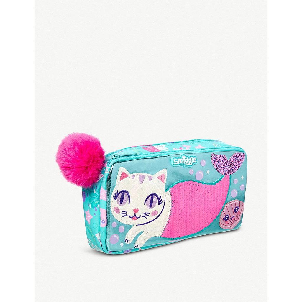 

Smiggle Amaze Cat Pencil Case (Green)