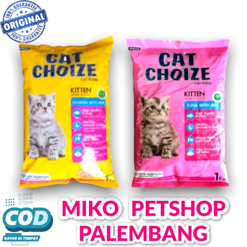 Makanan kucing Cat Choize Kitten 1kg with milk