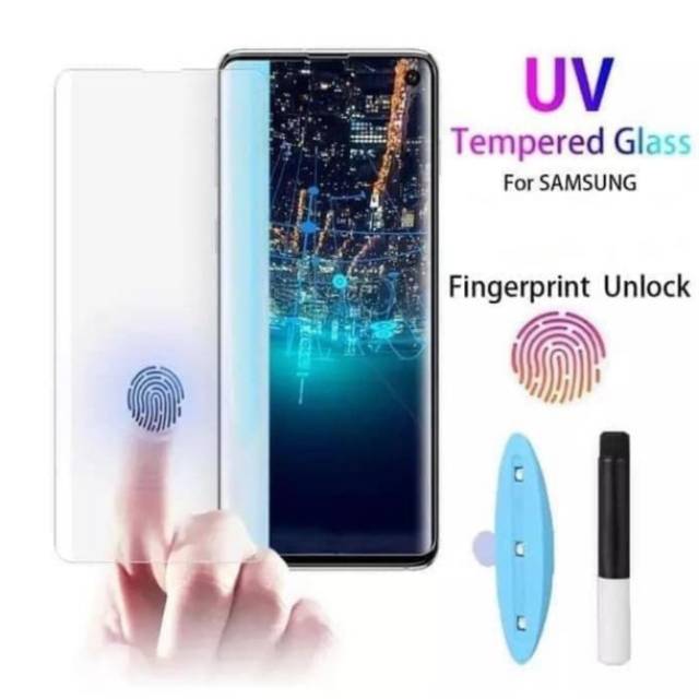 Tempered Glass Uv Samsung S20 Plus - Anti Gores Uv Nano Samsung S20 Plus SC