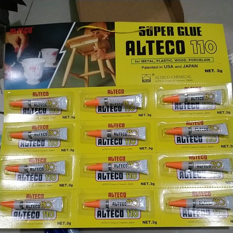 Lem alteco 110 100% asli origional,per pcs.