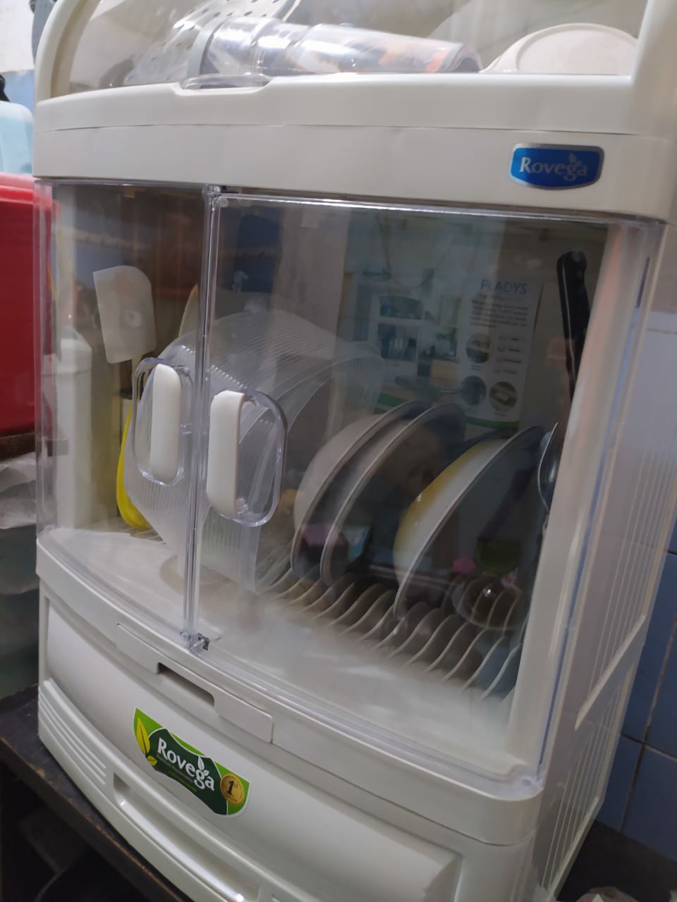 Rovega Rak Piring Premium Pladys Dcb 2568 (khusus Gojek Dan Grab)