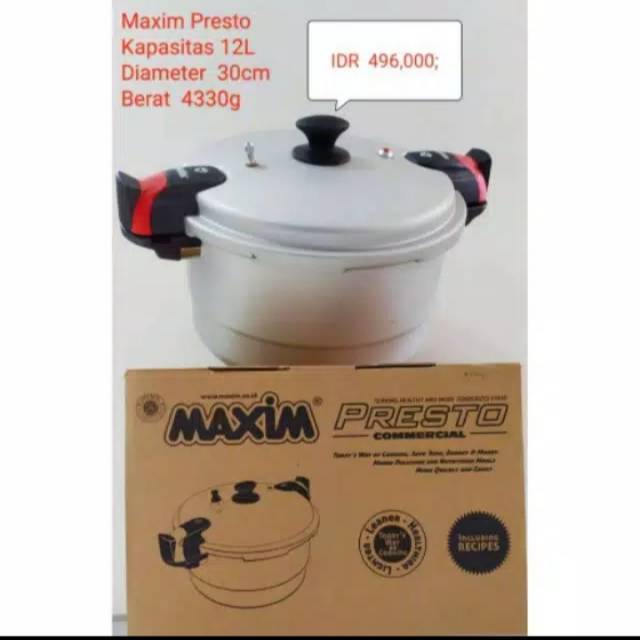 presto maxim 12ltr