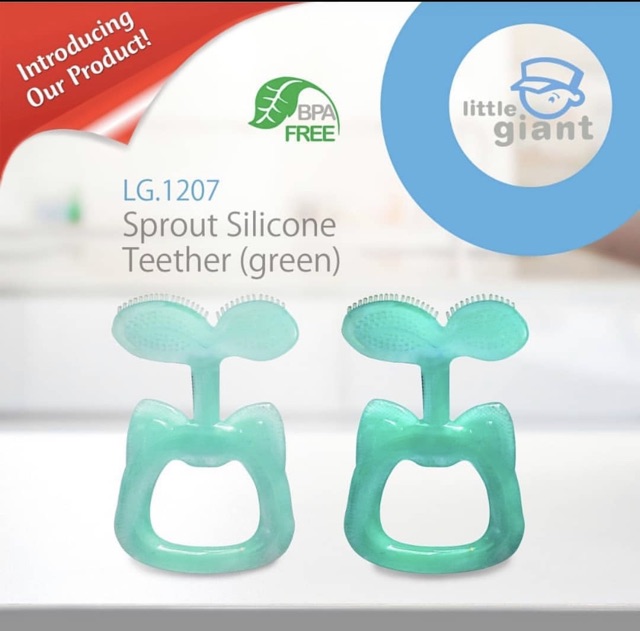 Little Giant Sprout Silicone Teether LG.1207- Gigitan bayi