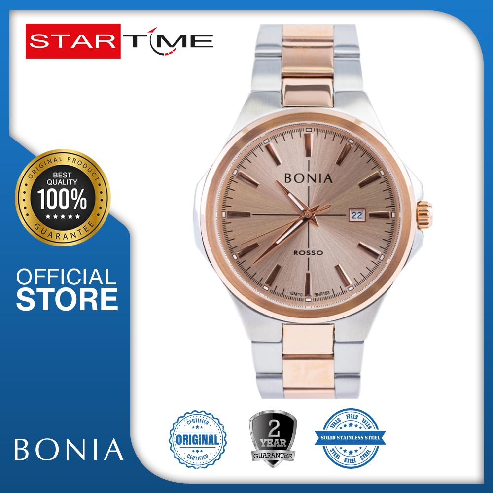 Jam Tangan Bonia Jam Tangan Pria BR183 Pria Original