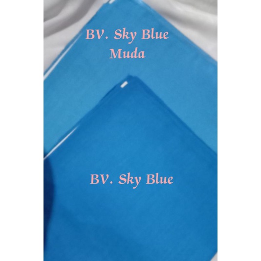 jilbab umama basic voal part 2/segi empat umama basic voal-Sky Blue Muda